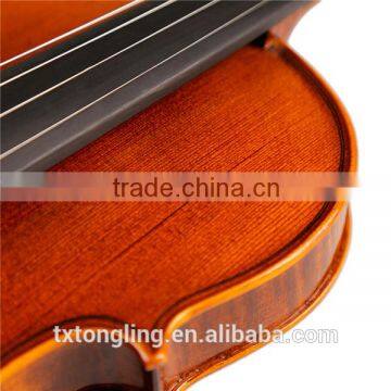 (TL004-3) High Quality Flamed Violin Painted Violins 4/4, 3/4 photo-3