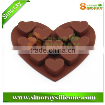 Heart Shaped Chocolate Silicone Mold