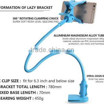 The cheapest phone clip smart phone holder Flexible Holder Car Bed Desk Lazy Bracket Mobile Phone Stand