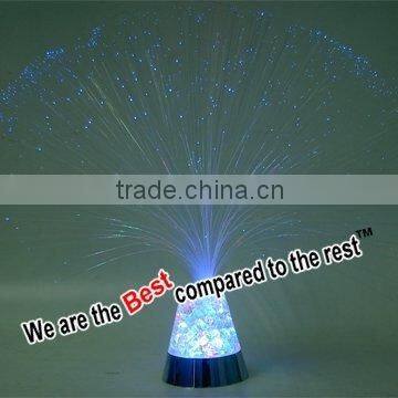 hot selling 13 inch color changing MINI OPTIC FIBER LAMP 6151U with ice blocks