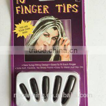 party accessories /black vampire fake nails popular on Halloween/party crazy accessories