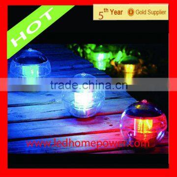 Solar floating led light supplier from china