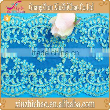 T0512 (3.8) Factory direct selling embroidery designs free sample lace borders for ladies suits