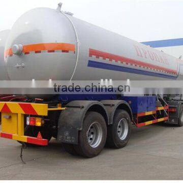 High quality 56000 l lpg tank trailer, tri-axle propane trailer , propane gas tanker trailer