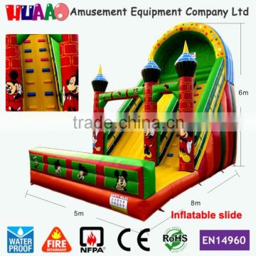 Commercial giant inflatable slide for sale