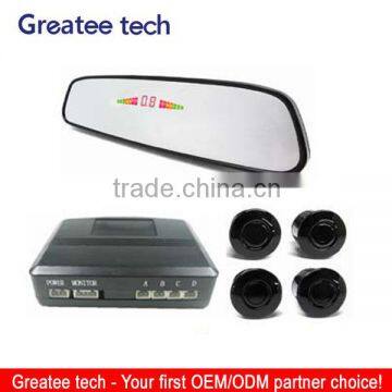 Car Mirror Parking Sensor with Color LED Digital Display