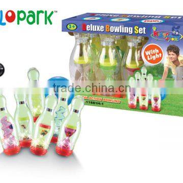 bowling, Kids toy Leisure wooden bowling ball equipment