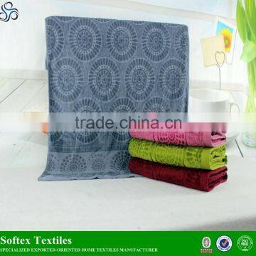 Customized 100% Cotton 21s Yarn Jacquard Towel Bar Towel Bath Towel photo-3