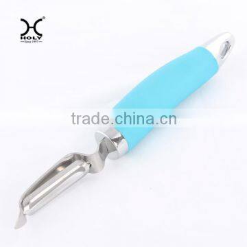 Stainless steel swivel peeler with ABS +TPR handle