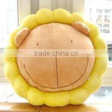 plush pad/baby animal plush mat/bear with flower dress pad