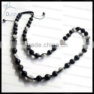 Wholesale 30" long 12mm shamballa necklace