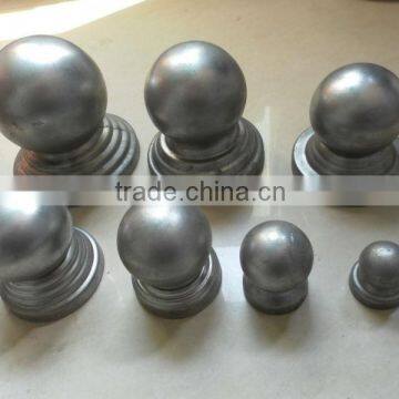 wrought iron hollow ball for fence post