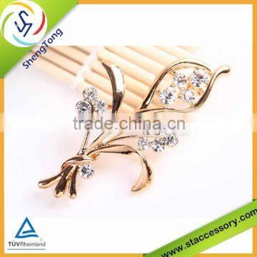 New Design Rhinestone Brooch for wedding invitation