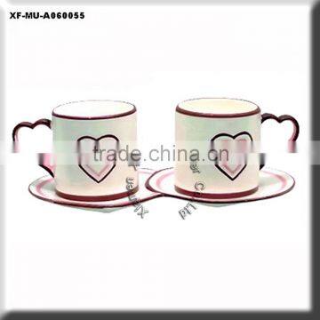 lovely ceramic coffee cup saucer