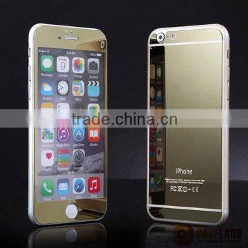 Glass Screen Protector, For Apple Iphone 6 Plus Plating Color Mirror Toughened Glass Front Screen Protector Film