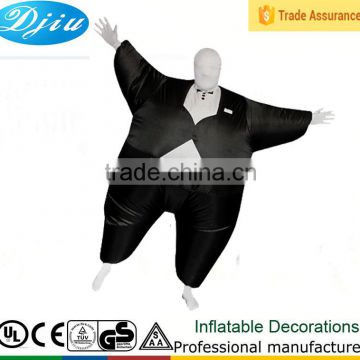 DJ-CO-144 Inflatable party dresses for fat girl Funny Halloween Costumes Black western party wear dresses