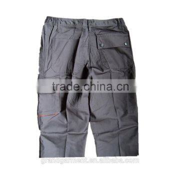 Personalized Multi Pocket Grey Work Pants photo-3