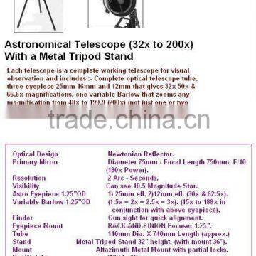 astronomical telescope