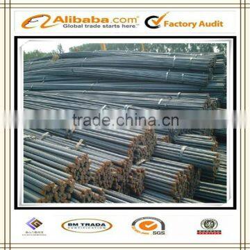 6-12M for Free Cutting Steel Rebar Iron Rods Export via Tianjin Port