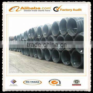 China low/high carbon hot rolled steel wire rod in coil wirerods