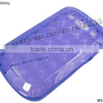 Clear TPU Skin Case Cover for Blackberry 9900. Back Case Cover for Blackberry Bold Touch 9900.