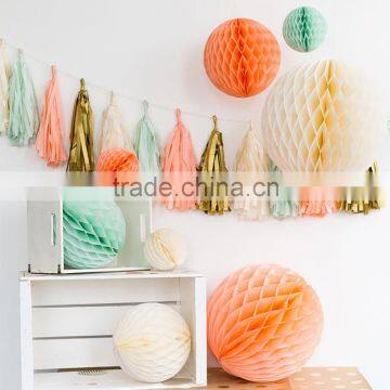 Hot Sale Plain Color High Quality Party Tissue Paper Honeycomb