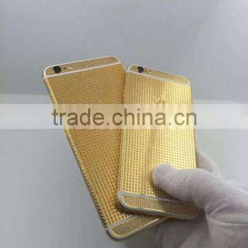 For Iphone 6s Replacement Housing Diamond Gold Plating for Iphone 6s Housing Custom photo-5