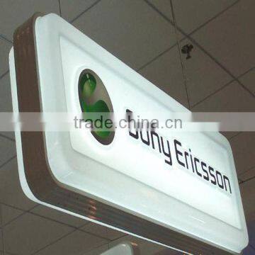 Design Plastic Light Box For Shop Sign Board