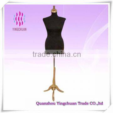 Black adjustable female mannequin