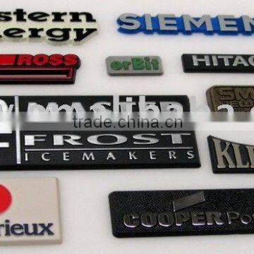 Plastic Emblem with 3m permanent adhesive and chrome plating