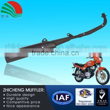 110CC Motorcycle Stainless Steel Universal Exhaust in Black Painting