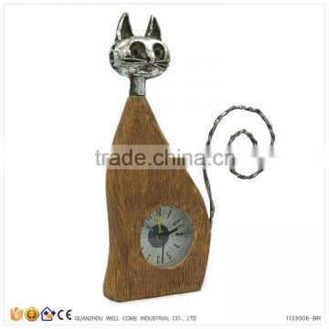 Fancy items Kids Alarm Clock Resin Cat Clock