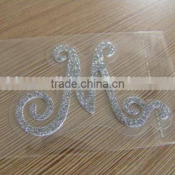 Custom Design Pvc Glitter Sticker,room Decor Promotion Gift Glitter Sticker Sheet photo-2