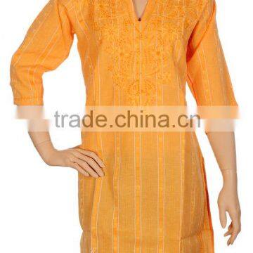 Indian Womens Cotton Long Kurtis & Tunics