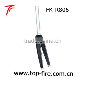 2014 New Style High Quality Carbon aluminum fork 3K UD road bike carbon fork 700c For Sale