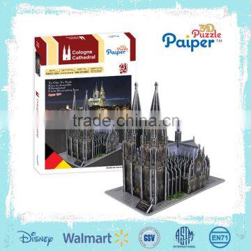 Cologne cathedral diy eco toy 3d model architecture