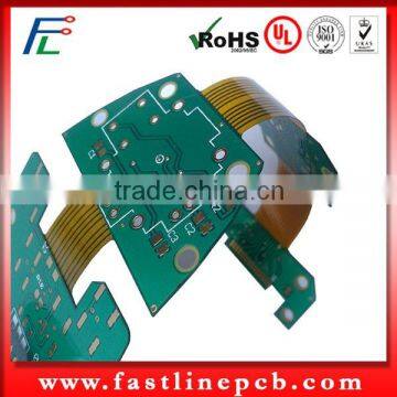 Double sided rigid flex pcb with OSP circuit board