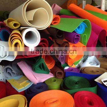 colourful soft non woven fabric carft felt