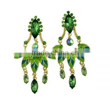 2016 fashion jewelry Hot new product for 2016 woman fashion rhinestone big round earrings