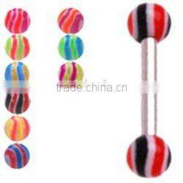 Body Piercing Jewerly,UV Tongue Barbells