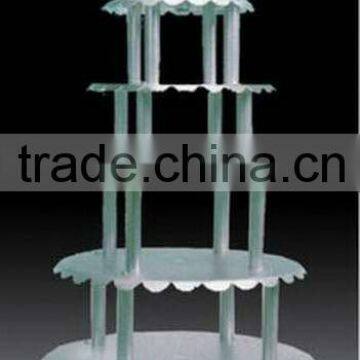 4-Column Aluminum Alloy Cake Stand 6/8/10 Layer