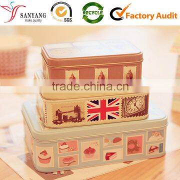 Custom design stainless steel hot lunch metal tin box storage shipping shopping box                        
                                                                                Supplier's Choice