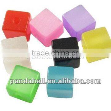 Resin Beads, Imitate Cat Eye, Resin Crafts(RB090Y)