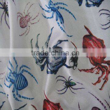 polyester spandex spider crab dress fabrics