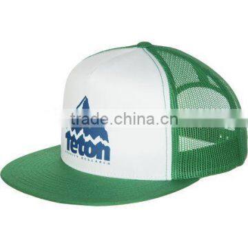 High Quality Wholesale Customized Snapback Trucker Cap Custom Flat Brim Mesh Trucker Hat                        
                                                Quality Choice