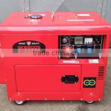 OEM--Swiss Kraft Silent diesel generator SK6500S