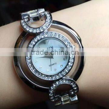 Factory Wholesale Hot Fashion Cai Bao Jewelry 925 Silver Inlaid Natural Garnet Watch Bracelet Female photo-3