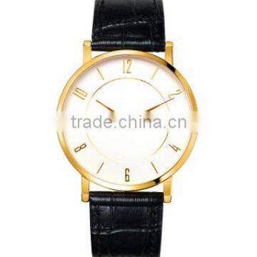 guangzhou yangbin trendy design golden custom watch no brand