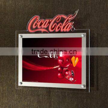 wholesale acrylic LED sign display board for Supermarket