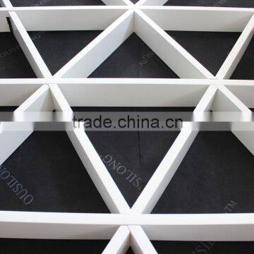 Rust Proofing Hot Sale Aluminum Commercial Triangle Open Grid Suspended Ceiling